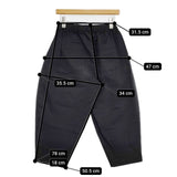 オローネ バルーンパンツ PORTOM20001 コットンストレッチ パンツ ブラック レディース オローネ【中古】6-0124G∞