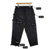 休日と詩 ボンボンパンツ PORTOM1811 コットンイージー パンツ ブラック レディース 休日と詩【中古】6-0124G∞