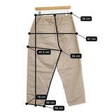 休日と詩 ボンボンパンツ PORTOM1811 コットンイージー パンツ ベージュ レディース 休日と詩【中古】6-0124G∞