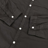 NO CONTROL AIR ノーカラー コットン 製品洗い 38 ブラウス シャツ ブラック レディース ノーコントロールエアー【中古】6-0124M∞