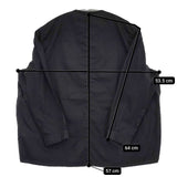 NO CONTROL AIR ノーカラー コットン 製品洗い 38 ブラウス シャツ ブラック レディース ノーコントロールエアー【中古】6-0124M∞