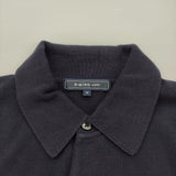 B:MING by BEAMS ハイゲージ強撚ポロシャツ ニット サイズM ポロシャツ ネイビー メンズ ビーミングバイビームス【中古】6-0424S♪