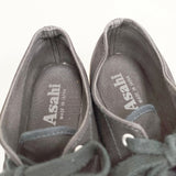 ASAHI Deck(BLACK)035 定価11000円 サイズ23cm スニーカー ブラック レディース アサヒ【中古】6-0208G◎