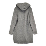 MARILYN MOON ニットガウン 定価38000円 56-9699 コート グレー レディース マリリンムーン【中古】5-1127T♪