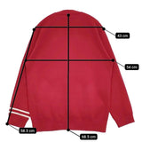 DRESSTERIOR コットンカシミヤ スムースカーディガン D刺繍 ニット カーディガン レッド メンズ ドレステリア【中古】5-1205T∞