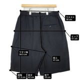 ATON COTTON LINEN VOILE TWO TUCKED EASY SHORTS 定価39600円 サイズ6 ショートパンツ ハーフパンツ ショーツ 25SS ブラック メンズ エイトン【中古】6-0601S∞