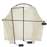 Yoli Simple wide blouse シンプルワイドブラウス 野草柄 YL-P30-25SS ブラウス シャツ 25SS ベージュ レディース ヨリ【中古】5-1026M♪