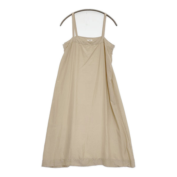 Yoli Silk strap onepiece シルクストラップワンピース 定価37400円 YL-OP02 サイズ01 キャミソール ベージュ レディース ヨリ【中古】5-1026S♪