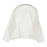 Yoli シンプルワイドブラウス 定価18150円 YL-TP28-25SS ブラウス シャツ 25SS ホワイト レディース ヨリ【中古】5-1026M♪