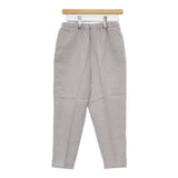 fog linen work リネン リトアニア製 ウエストゴム イージー パンツ ライトグレー レディース フォグリネンワーク【中古】6-0117M∞