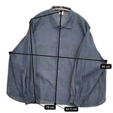 babaghuri TRAVEL コットン インド製 トラベル J0533FB491 ブラウス シャツ 23AW ネイビー レディース ババグーリ【中古】5-1026M♪