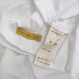 JURGEN LEHL イエローレーベル コットン インド製 J0137FB106 ギャザーシャツ ワンピース ホワイト レディース ヨーガンレール【中古】5-1108M♪