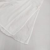 JURGEN LEHL イエローレーベル コットン インド製 J0137FB106 ギャザーシャツ ワンピース ホワイト レディース ヨーガンレール【中古】5-1108M♪