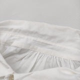 JURGEN LEHL イエローレーベル コットン インド製 J0137FB106 ギャザーシャツ ワンピース ホワイト レディース ヨーガンレール【中古】5-1108M♪