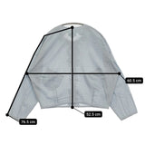 JURGEN LEHL イエローレーベル コットン インド製 ジャケット スカート セットアップ ライトブルー レディース ヨーガンレール【中古】5-1026M♪