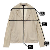 MAX MARA Weekend リネン テーラードジャケット ベージュ レディース マックスマーラ【中古】6-0404M∞