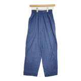 HAI SPORTING GEAR ハイスポーティングギア ISSEY MIYAKE サイズM リネン イージー パンツ ブルー レディース【中古】6-0329M♪