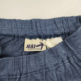 HAI SPORTING GEAR ハイスポーティングギア ISSEY MIYAKE サイズM リネン イージー パンツ ブルー レディース【中古】6-0329M♪