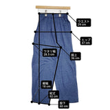 HAI SPORTING GEAR ハイスポーティングギア ISSEY MIYAKE サイズM リネン イージー パンツ ブルー レディース【中古】6-0329M♪