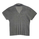 PLEATS PLEASE ISSEY MIYAKE PP02-FK108 襟付き プリーツ 半袖Ｔシャツ カットソー グレー レディース プリーツプリーズ【中古】6-0605S∞