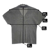 PLEATS PLEASE ISSEY MIYAKE PP02-FK108 襟付き プリーツ 半袖Ｔシャツ カットソー グレー レディース プリーツプリーズ【中古】6-0605S∞