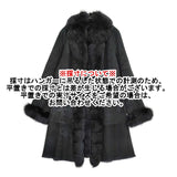 LINOS リノス 本体ラビットファー 衿袖フォックスファー サイズ40