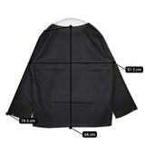 klause プルオーバー c.s shirt 定価24200円 コットン ブラウス シャツ ブラック レディース クロイゼ【中古】6-0117M∞