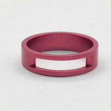 ISSEY MIYAKE アルミニウム リング・指輪 約14号 ピンク レディース イッセイミヤケ【中古】5-1130G∞