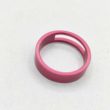 ISSEY MIYAKE アルミニウム リング・指輪 約14号 ピンク レディース イッセイミヤケ【中古】5-1130G∞