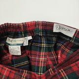 O'NEIL OF DUBLIN/Dessin 別注 C5073BWP-DSN サイズGB10 プリーツ チェック スカート レッド ブラック レディース オニールオブダブリン/デッサン【中古】5-1206T♪