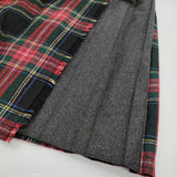 O'NEIL OF DUBLIN/Dessin 別注 C5073BWP-DSN サイズGB10 プリーツ チェック スカート レッド ブラック レディース オニールオブダブリン/デッサン【中古】5-1206T♪