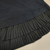 FRED PERRY/MUVEIL HEM PLEATS TEE ヘムプリーツティー F5289 半袖Ｔシャツ カットソー ネイビー レディース フレッドペリー/ミュベール【中古】6-0605S∞