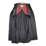 R&D.M.Co- リネン フード付き ステンカラーコート ネイビー レディース オールドマンズテーラー【中古】5-1206T♪