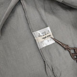 Conges payes/ADIEU TRISTESSE フリルカラー タック リネンドレス ワンピース グレー レディース コンジェ ペイエ/アデュートリステス【中古】6-0126M∞