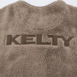 KELTY/SM2 Samansa Mos2 レトロフリースカーディガン ノーカラージャケット ブルゾン ブラウン レディース ケルティ/サマンサモスモス【中古】5-1206T♪