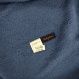 babaghuri J0534KB601 ウール ハイネック 日本製 M セーター ニット ブルー レディース ババグーリ【中古】5-1126T∞