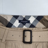 BURBERRY LONDON ベルト付き スカート ベージュ レディース バーバリーロンドン【中古】6-0115M∞