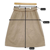 BURBERRY LONDON ベルト付き スカート ベージュ レディース バーバリーロンドン【中古】6-0115M∞