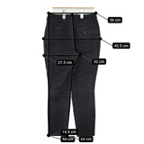 45R/45rpm モールサージストレッチの馬比女 ジョッパーズパンツ 定価33000円 パンツ ブラック レディース フォーティーファイブアールピーエム【中古】5-1218T∞