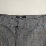 45R/45rpm コットンリネンストレッチデニムイージースリムパンツ 定価24200円 パンツ ライトブルー レディース フォーティーファイブアールピーエム【中古】6-0115M∞