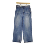 45R/45rpm おこめデニムシャルロット 加工 定価33000円 ジーンズ デニムパンツ ブルー レディース フォーティーファイブアールピーエム【中古】6-0115G∞