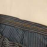 45R/45rpm ゴマデニムヒッコリーの908ペインター（加工） 定価38500円 サイズ2 パンツ ブルー レディース フォーティーファイブアールピーエム【中古】6-0202G∞