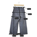 45R/45rpm ゴマデニムヒッコリーの908ペインター（加工） 定価38500円 サイズ2 パンツ ブルー レディース フォーティーファイブアールピーエム【中古】6-0202G∞