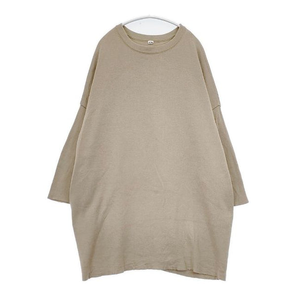 45R/45rpm スムースのチュニック ニット 定価44000円 チュニック ベージュ レディース フォーティーファイブアールピーエム【中古】5-1126T∞