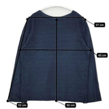 45R/45rpm 薄天竺の長袖四角Tシャツ（インディゴ） 定価20900円 長袖Ｔシャツ カットソー ロンＴ ネイビー レディース フォーティーファイブアールピーエム【中古】6-0115M∞