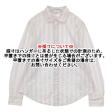 45R/45rpm 180番三子のプティローファーシャツ 丸襟 定価49500円 長袖シャツ ホワイト ピンク レディース フォーティーファイブアールピーエム【中古】6-0111M∞