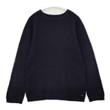 45R/45rpm カシミヤワッフルT-SHIRT 定価37400円 セーター ニット ネイビー レディース フォーティーファイブアールピーエム【中古】5-1126T∞