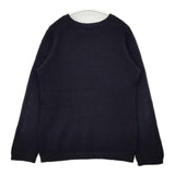 45R/45rpm カシミヤワッフルT-SHIRT 定価37400円 セーター ニット ネイビー レディース フォーティーファイブアールピーエム【中古】5-1126T∞