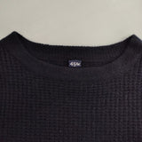 45R/45rpm カシミヤワッフルT-SHIRT 定価37400円 セーター ニット ネイビー レディース フォーティーファイブアールピーエム【中古】5-1126T∞