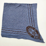 45R/45rpm バンダナ スカーフ ブルー ブラウン レディース フォーティーファイブアールピーエム【中古】5-1130G∞